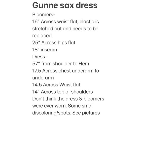 Vintage Gunne Sax Romantic Renaissance Bridal Collection Wedding Dress & Bloomer - Picture 16 of 16